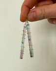 Captured Rough Tourmaline Earrings