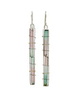 Captured Rough Tourmaline Earrings