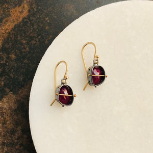 Captured Ruby Earrings