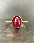 Captured Ruby Ring