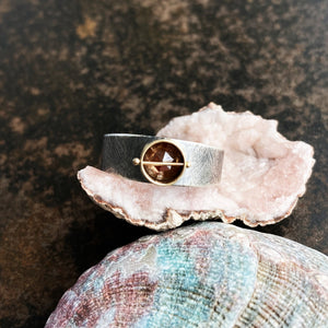 Captured Auburn Rustic Diamond Ring