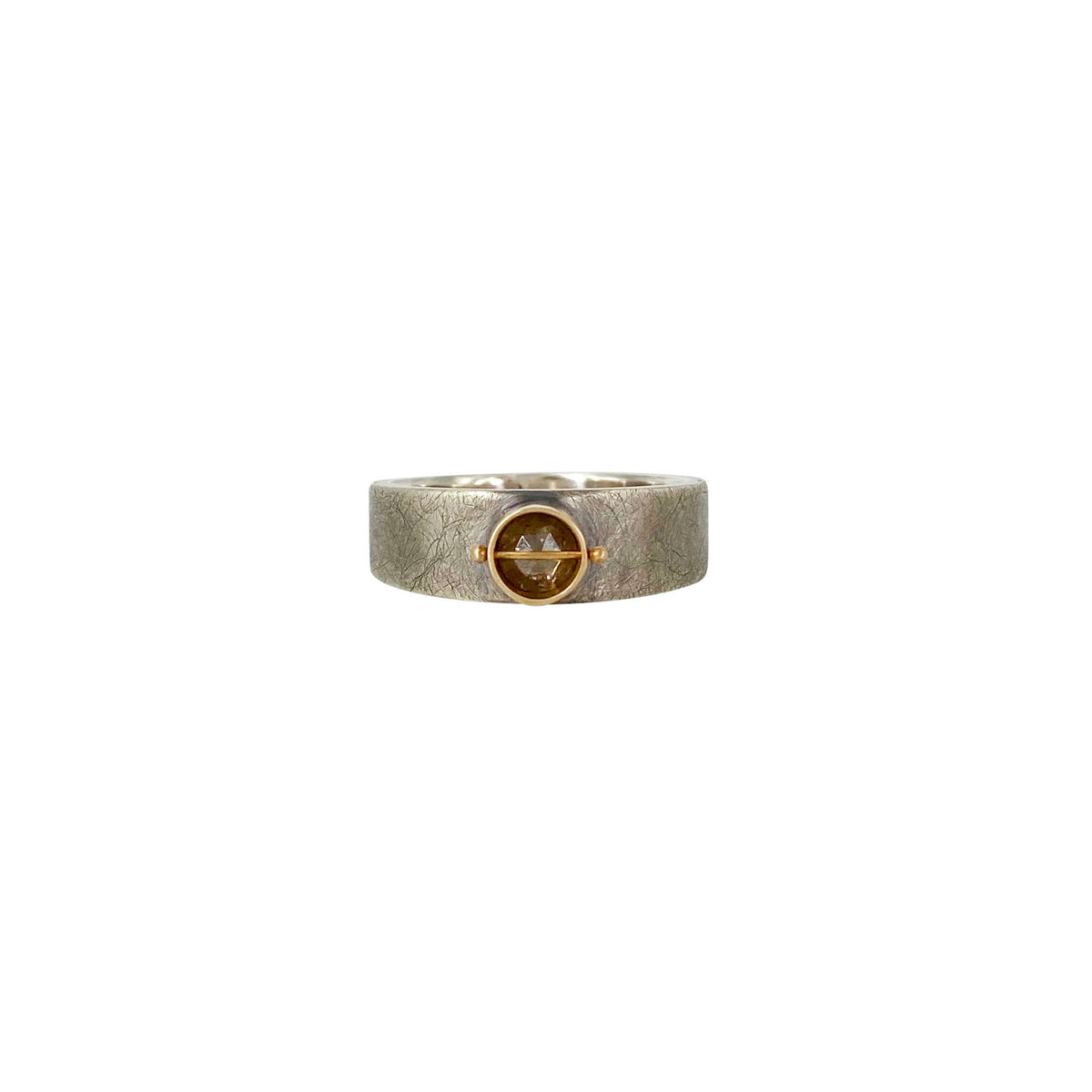 Captured Rustic Diamond Ring
