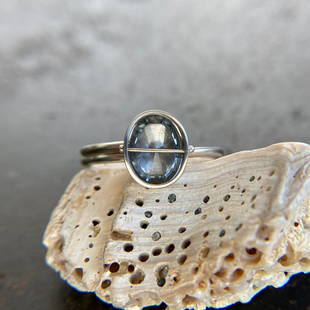 Captured Madagascar Sapphire Ring