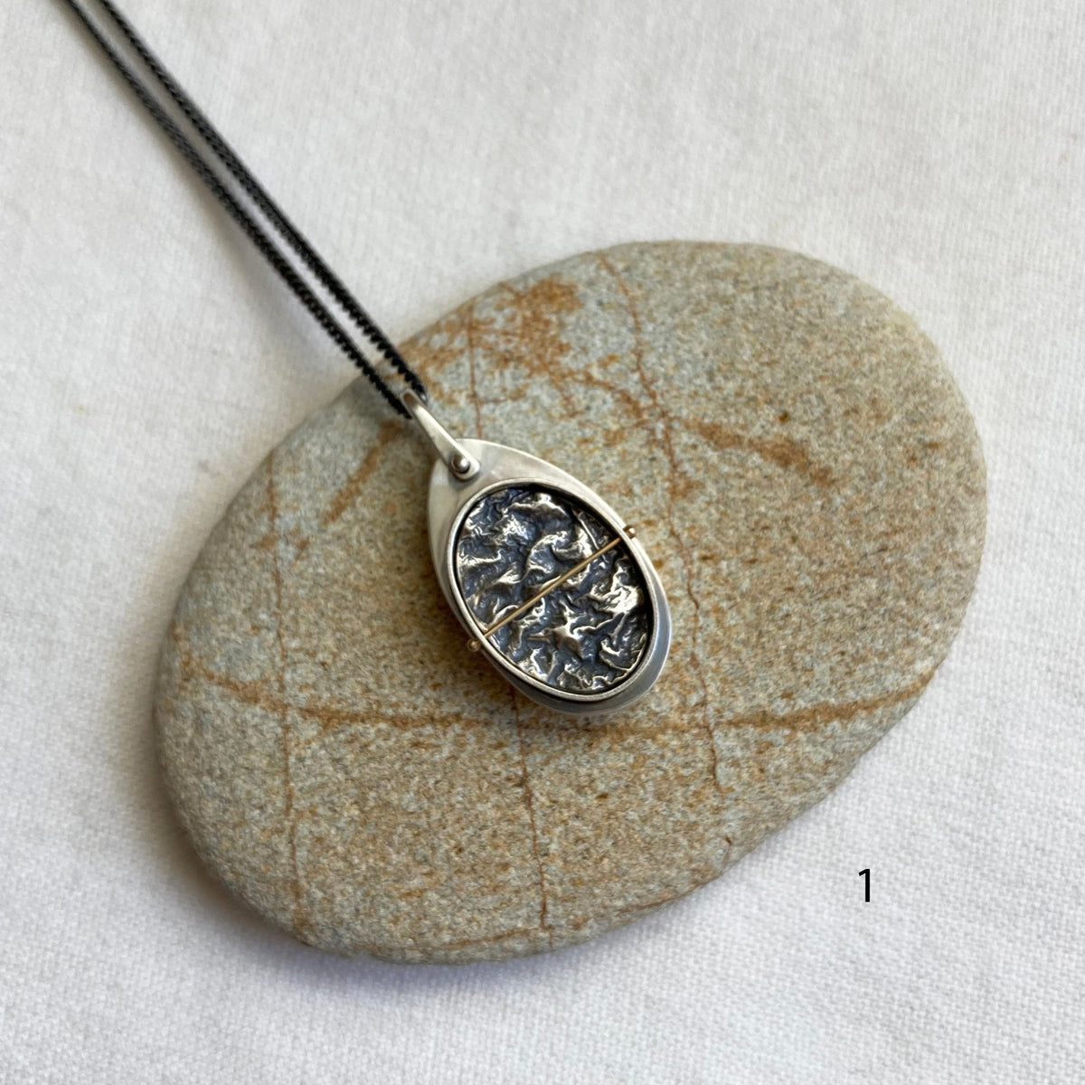 Captured Dendritic Agate Slide Lockets