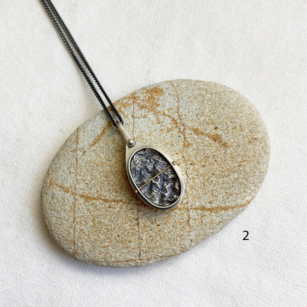 Captured Dendritic Agate Slide Lockets