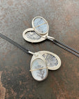 Captured Dendritic Agate Slide Lockets
