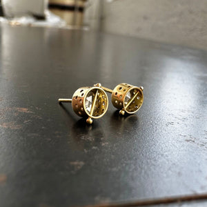 
                
                    Load image into Gallery viewer, Captured Salt and Pepper Diamond Studs
                
            