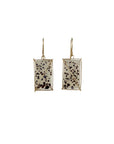 Captured Speckled Dendritic Agate Earrings