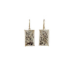 Captured Speckled Dendritic Agate Earrings