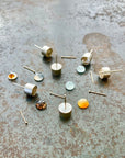 Captured Montana Agate Studs