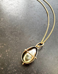 Captured Tahitian Keshi Pearl Charm