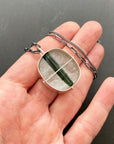 Captured Tourmaline in Quartz Necklace