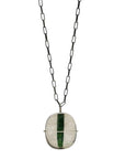 Captured Tourmaline in Quartz Necklace