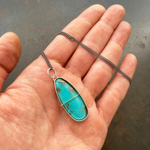 
                
                    Load image into Gallery viewer, Captured Campitos Turquoise Necklace
                
            