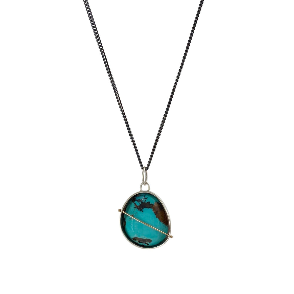 
                
                    Load image into Gallery viewer, Captured Royston Turquoise Necklace
                
            